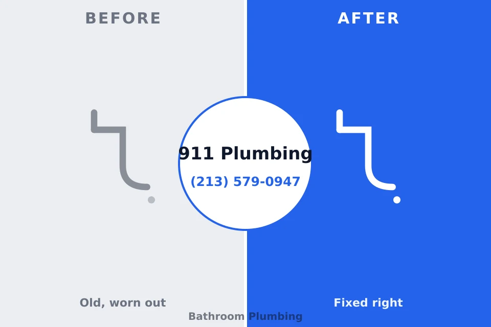 Before and after: plumbing company Durant, IA